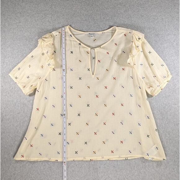 Madewell Embroidered Gazebo Top XL - Picture 8 of 13